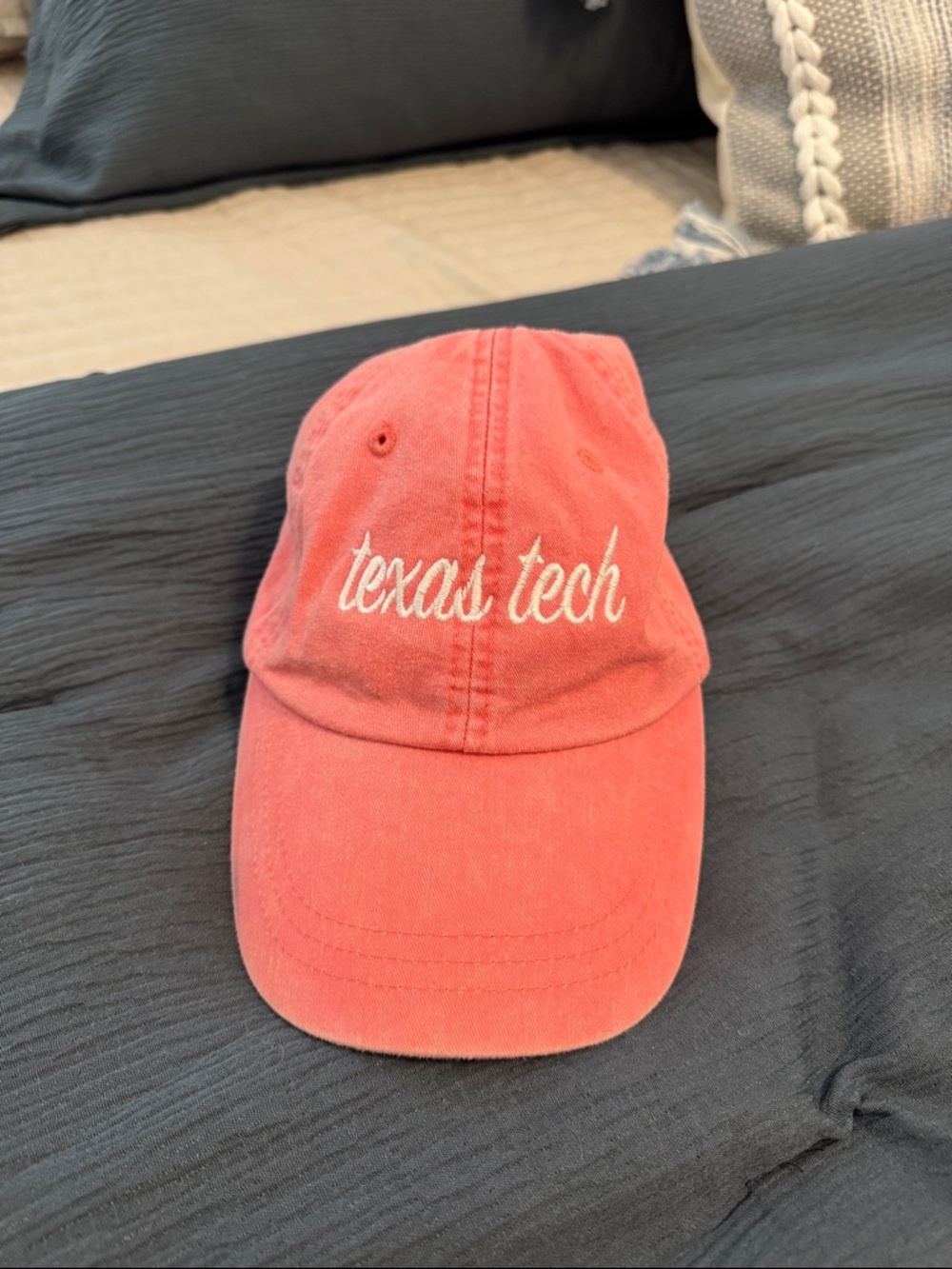 Adams Coral Pink Mesh-Back Baseball Cap
